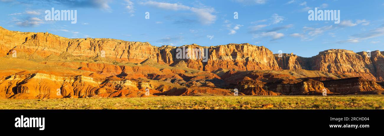 Vue des falaises de Vermillion, Arizona, États-Unis Banque D'Images