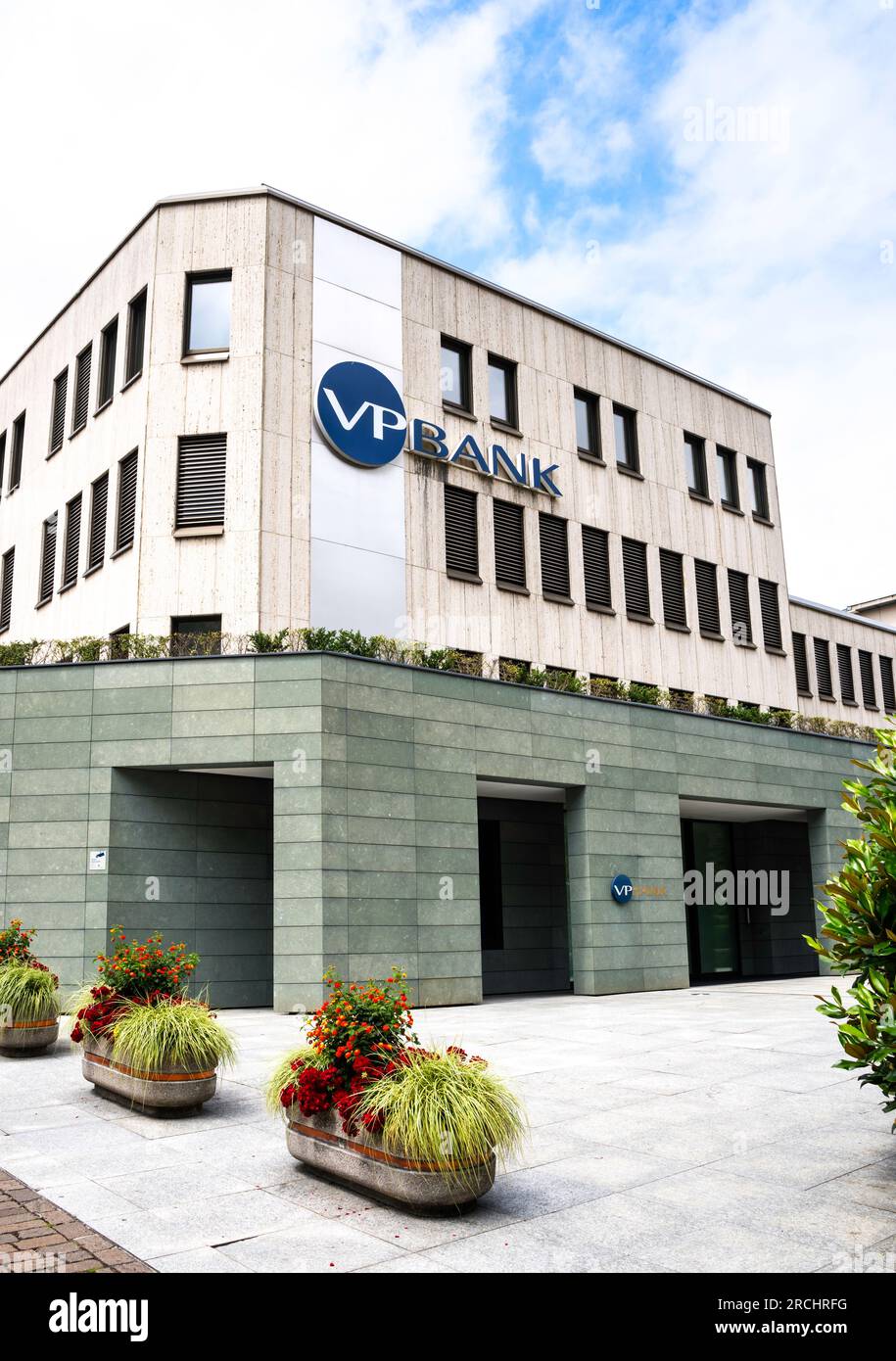 VP Bank, Vaduz, Liechtenstein, Europe Banque D'Images