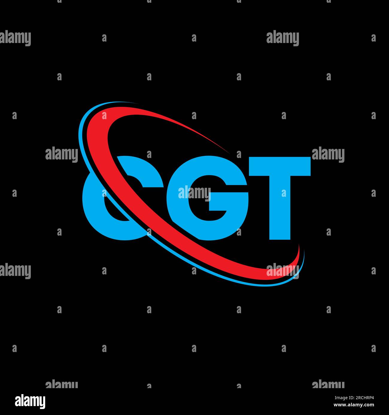 Logo CGT. Lettre CGT. Logo de lettre CGT. Initiales CGT logo lié avec cercle et logo monogramme majuscule. Typographie CGT pour la technologie, les entreprises Illustration de Vecteur