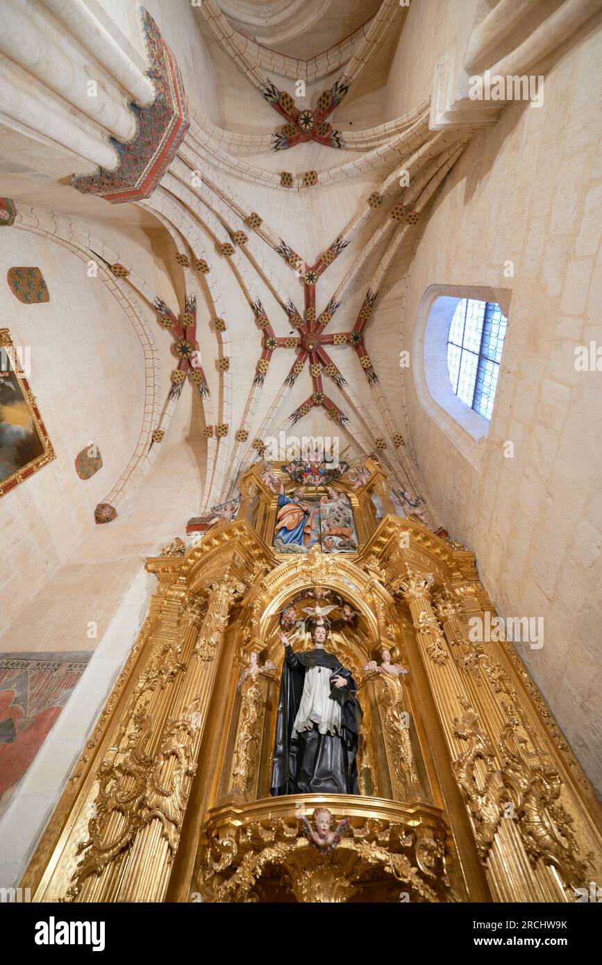 Chapelle de San Juan de Sahagún à l'intérieur de la cathédrale de Burgos, Castilla y Leon, Espagne Banque D'Images