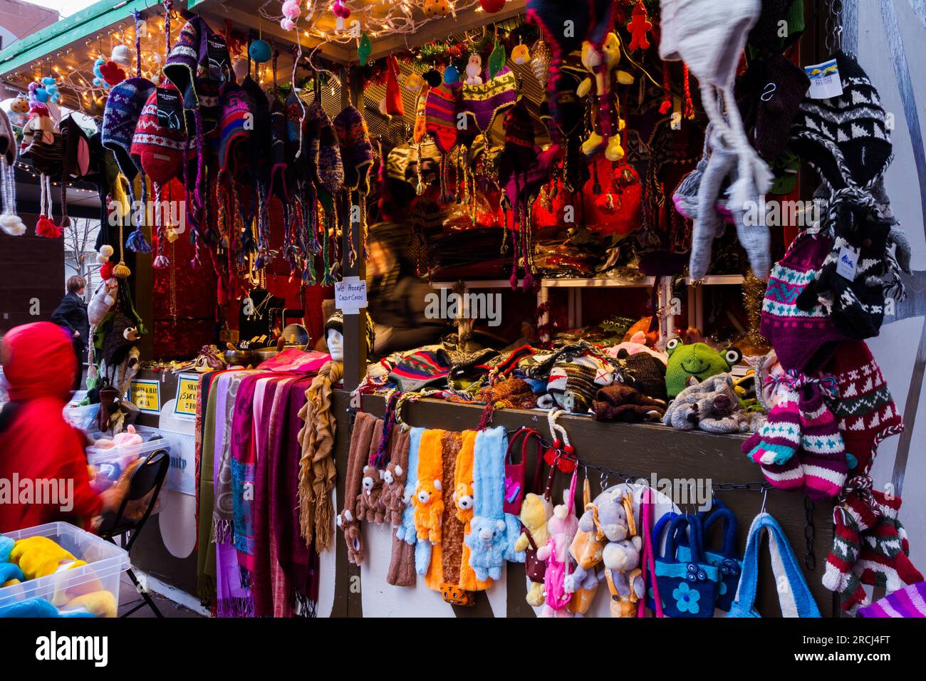 Marché de Noël Banque D'Images