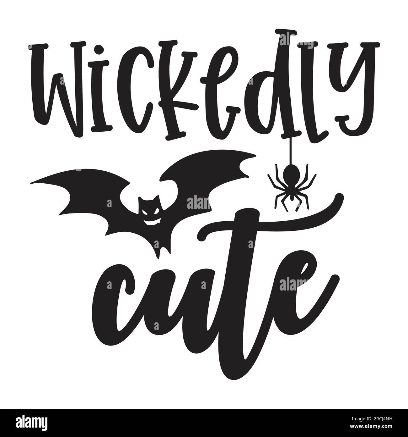 Modèle d'impression de chemise d'Halloween heureux, Witch Bat Cat Scary House Vert foncé Riper Boo Squad grave Pumpkin Skeleton Spooky Trick ou Treat Illustration de Vecteur