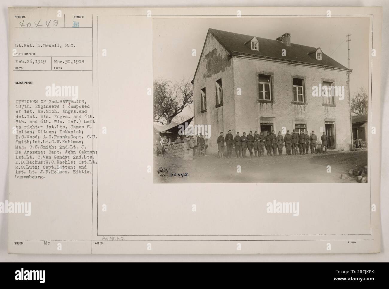 107e bataillon Banque de photographies et d’images à haute résolution