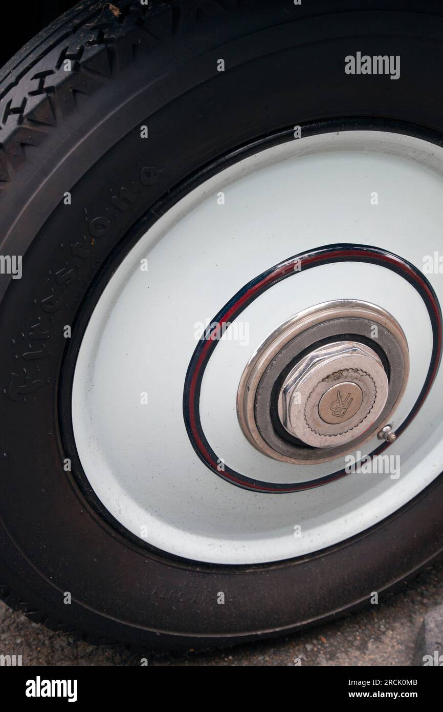 1934 | Rolls-Royce 20/25 Sedanca de ville, à Avebury Banque D'Images