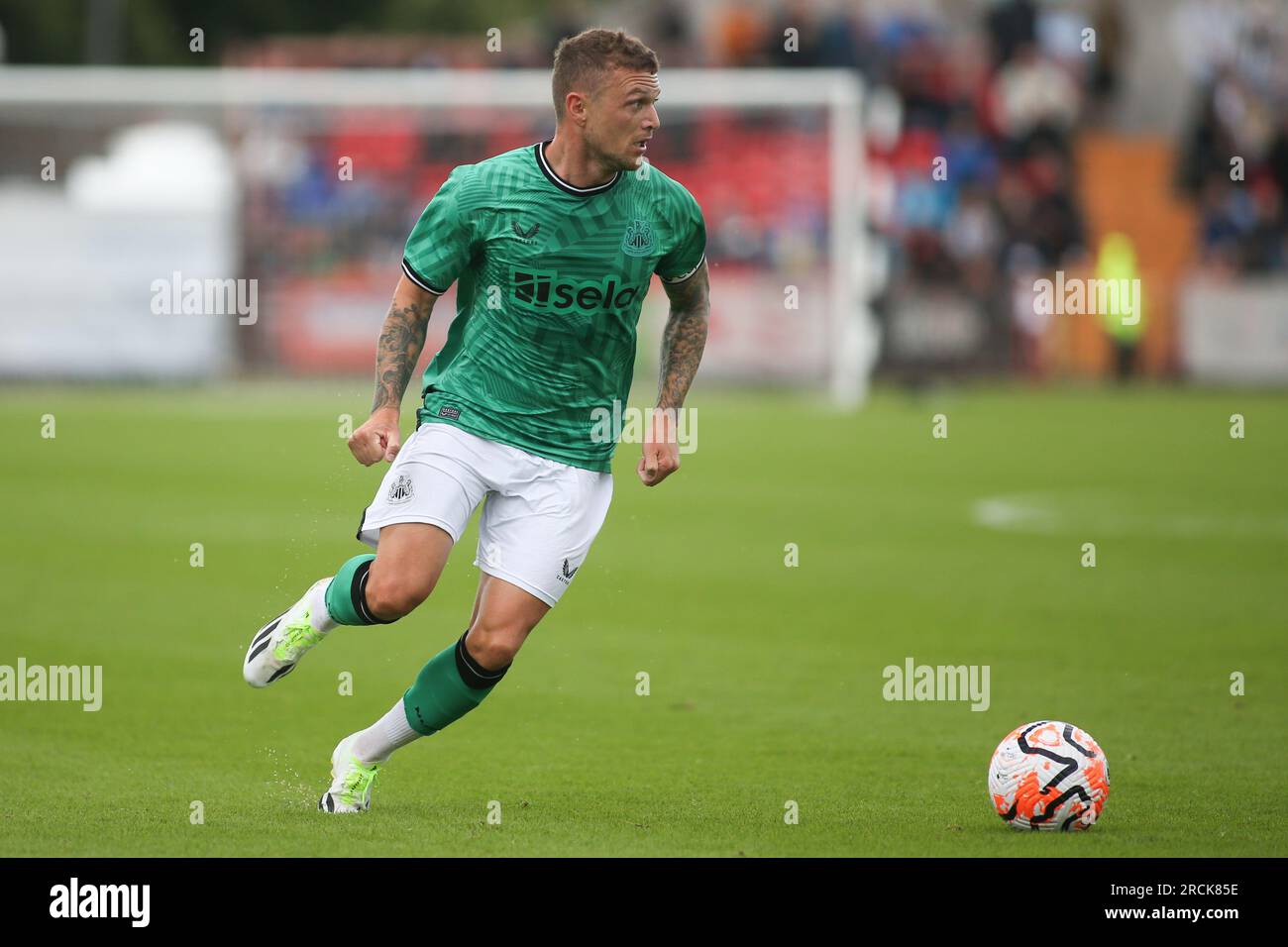 Kieran Trippier de Newcastle United lors du match amical de pré-saison entre Gateshead et Newcastle United au Gateshead International Stadium, Gateshead le samedi 15 juillet 2023. (Photo : Michael Driver | MI News) crédit : MI News & Sport / Alamy Live News Banque D'Images