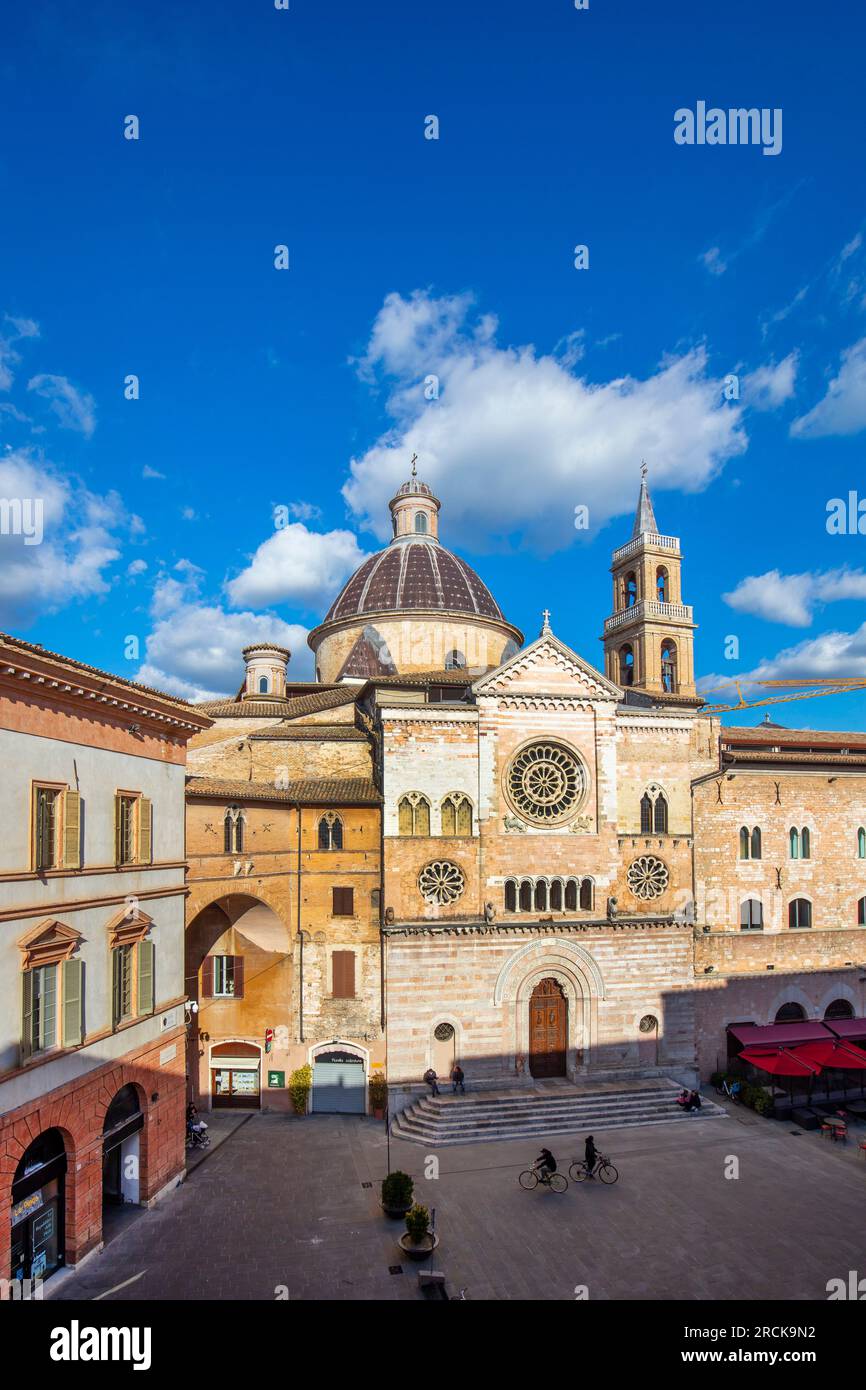 Cathédrale de San Feliciano, Foligno, Pérouse, Ombrie, Italie Banque D'Images