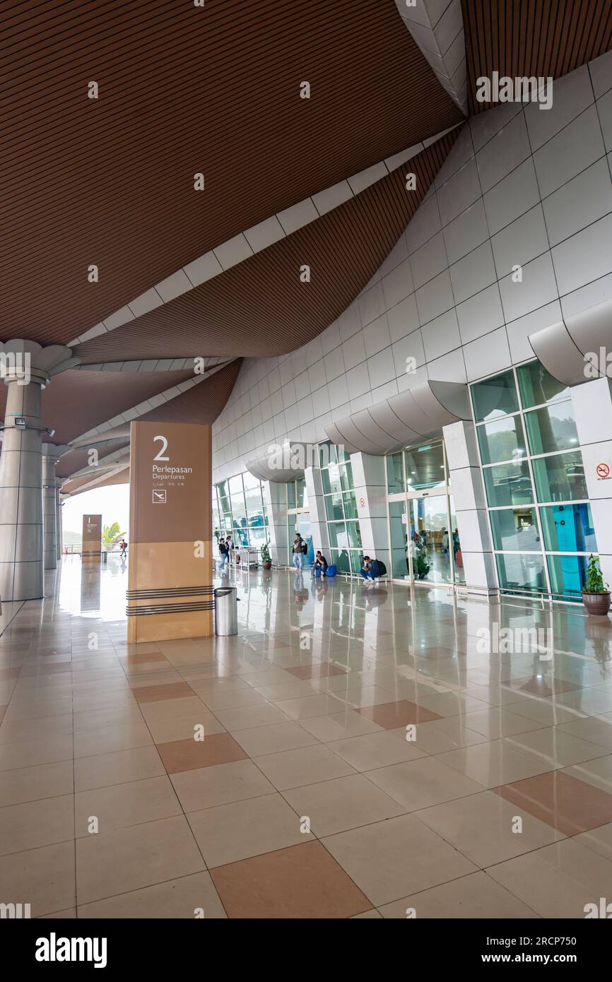 Kuching, Malaisie 06.14.2023 Architecture du terminal de l'aéroport