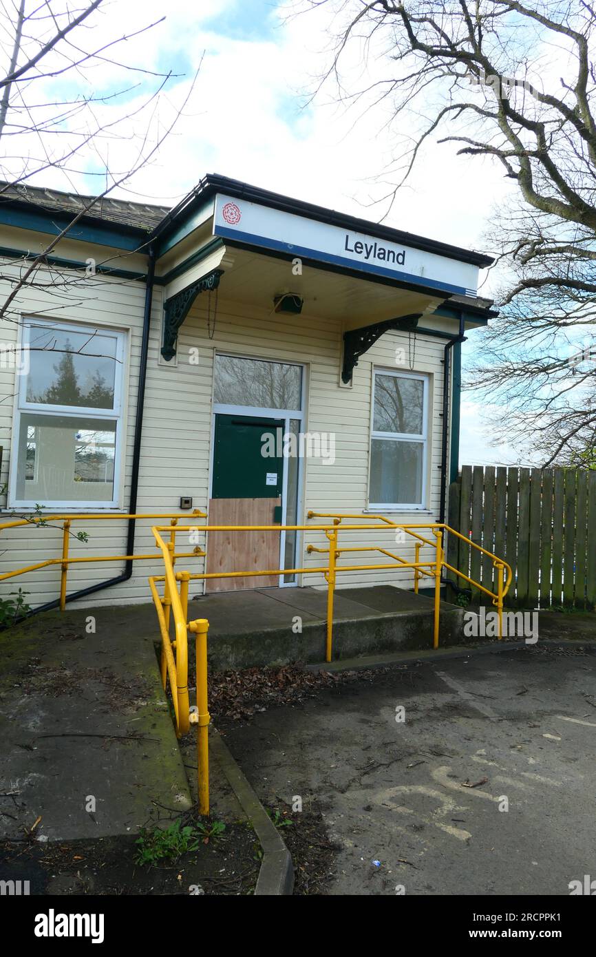 Gare de Leyland Banque D'Images