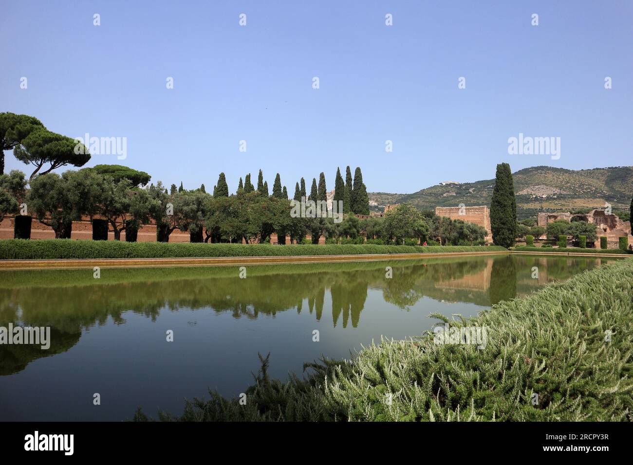 Villa Adriana Tivoli Banque D'Images