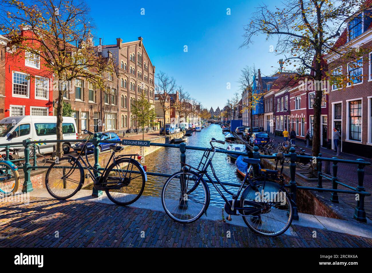 Bakenessergacht, Haarlem, Hollande du Nord, pays-Bas, Banque D'Images