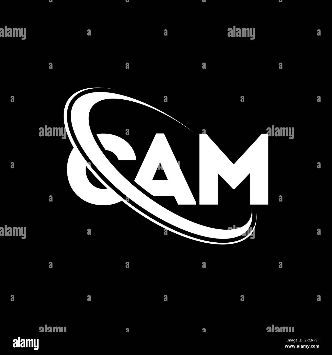 Logo CAM. Lettre CAM. Logo de la lettre CAM. Initiales CAM logo lié avec  cercle et logo monogramme majuscule. Typographie CAM pour la technologie,  les entreprises Image Vectorielle Stock - Alamy