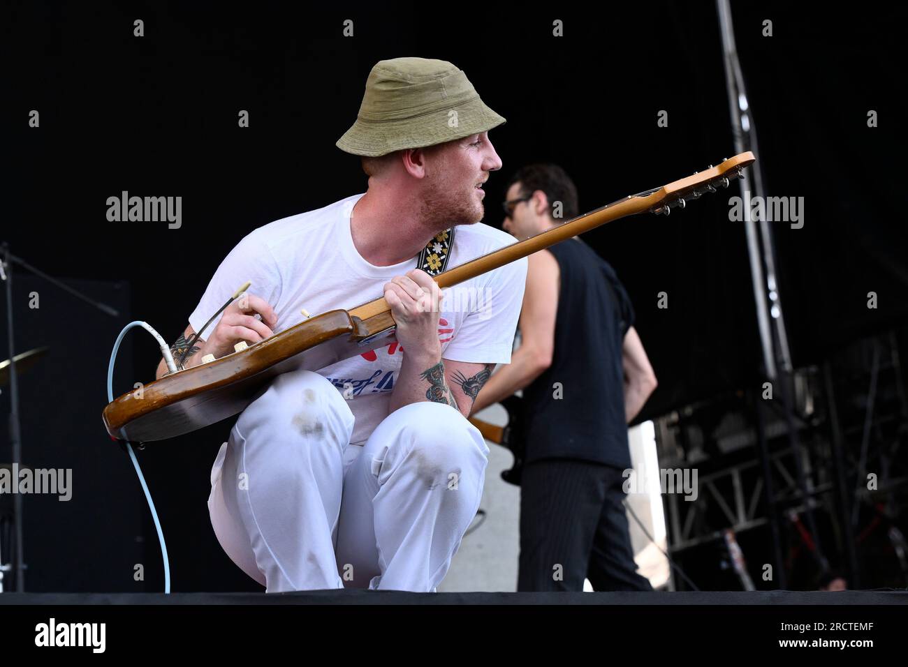 Roma, Italie. 16 juillet 2023. Willie J. Healey Live at Rock in Roma 2023, à Ippodromo delle Capannelle, 16 juillet 2023 Rome, Italie (photo de Domenico Cippitelli/NurPhoto) crédit : NurPhoto SRL/Alamy Live News Banque D'Images