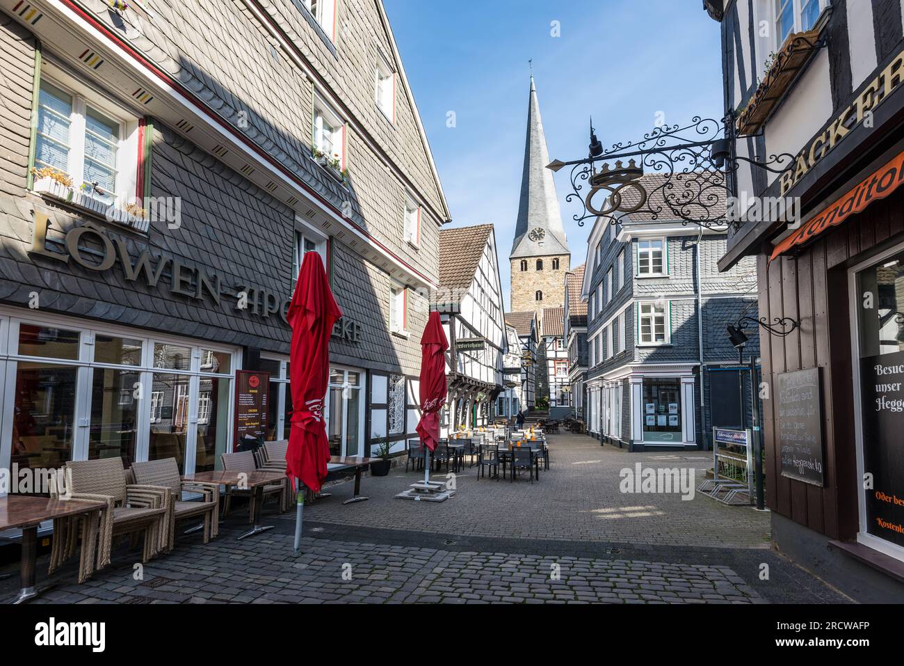 Hattingen, Allemagne 11 avril 2022 la vieille ville de Hattingen