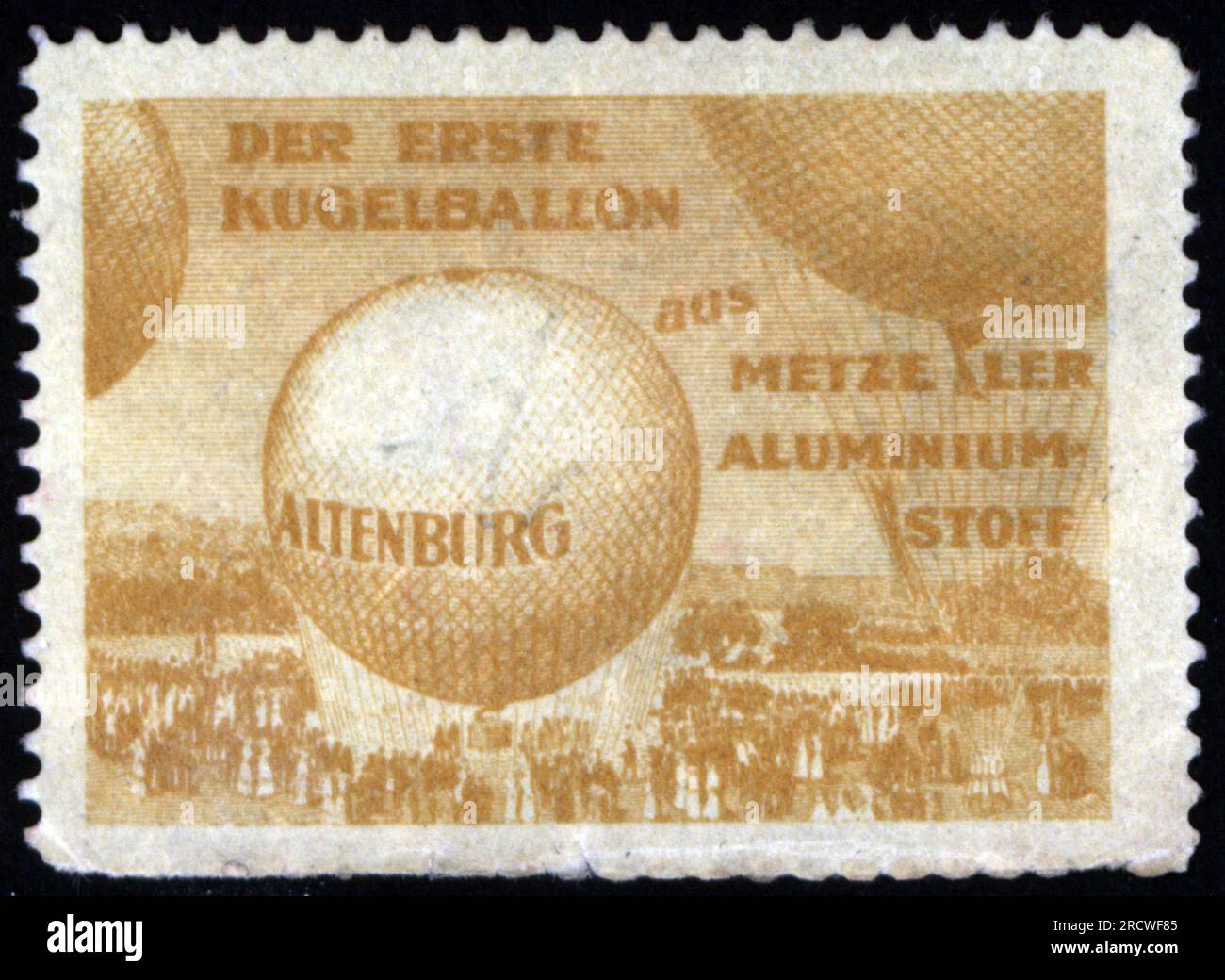 Publicité, transport / transport, le premier ballon orbe fait de tissu d'aluminium Metzeler, DROITS-SUPPLÉMENTAIRES-AUTORISATION-INFO-NON-DISPONIBLE Banque D'Images