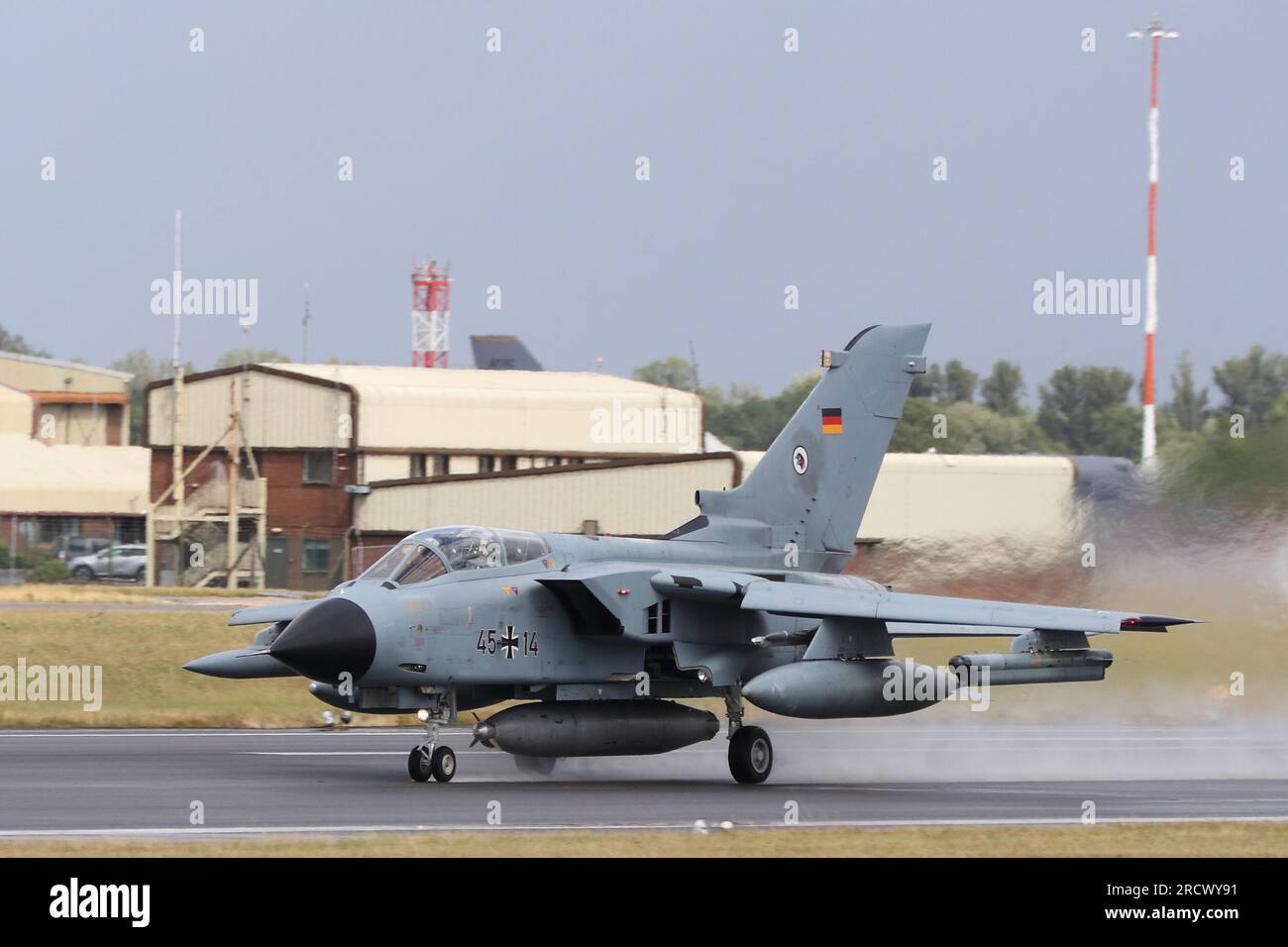 Luftwaffe Panavia Tornado de la Luftwaffe allemande décollant au riat 2023 de la RAF Fairford, dans le Gloucestershire, au Royaume-Uni Banque D'Images