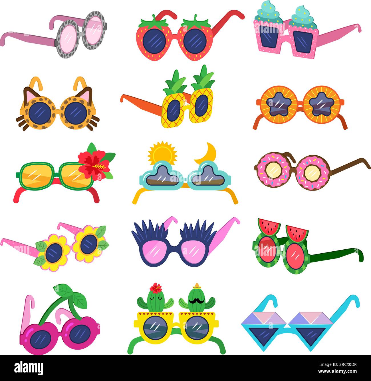 6 Pièces Lunettes d'Anniversaire, Lunettes de Soleil Joyeux Anniversaire, Lunettes Soleil de Anniversaire, Lunettes de Soleil de Fête, Accessoires de