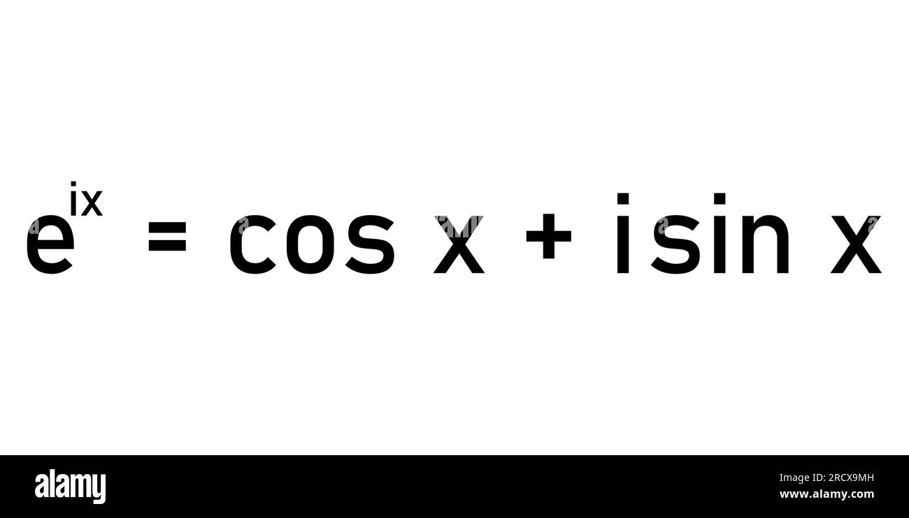 Formule d'Euler en vecteur mathématique Illustration de Vecteur