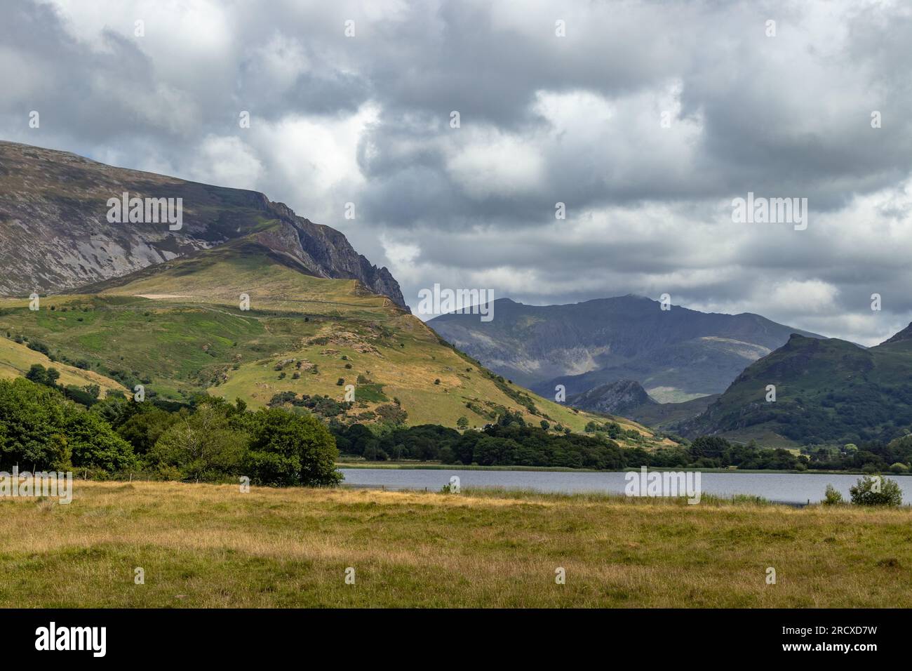 Les montagnes de Nantlle Ridge à Snowdonia, au nord du pays de Galles Banque D'Images