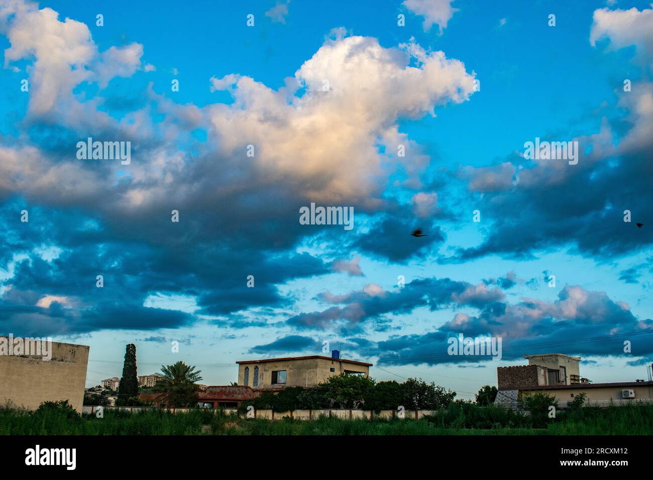 Une belle vue sur le ciel Banque D'Images