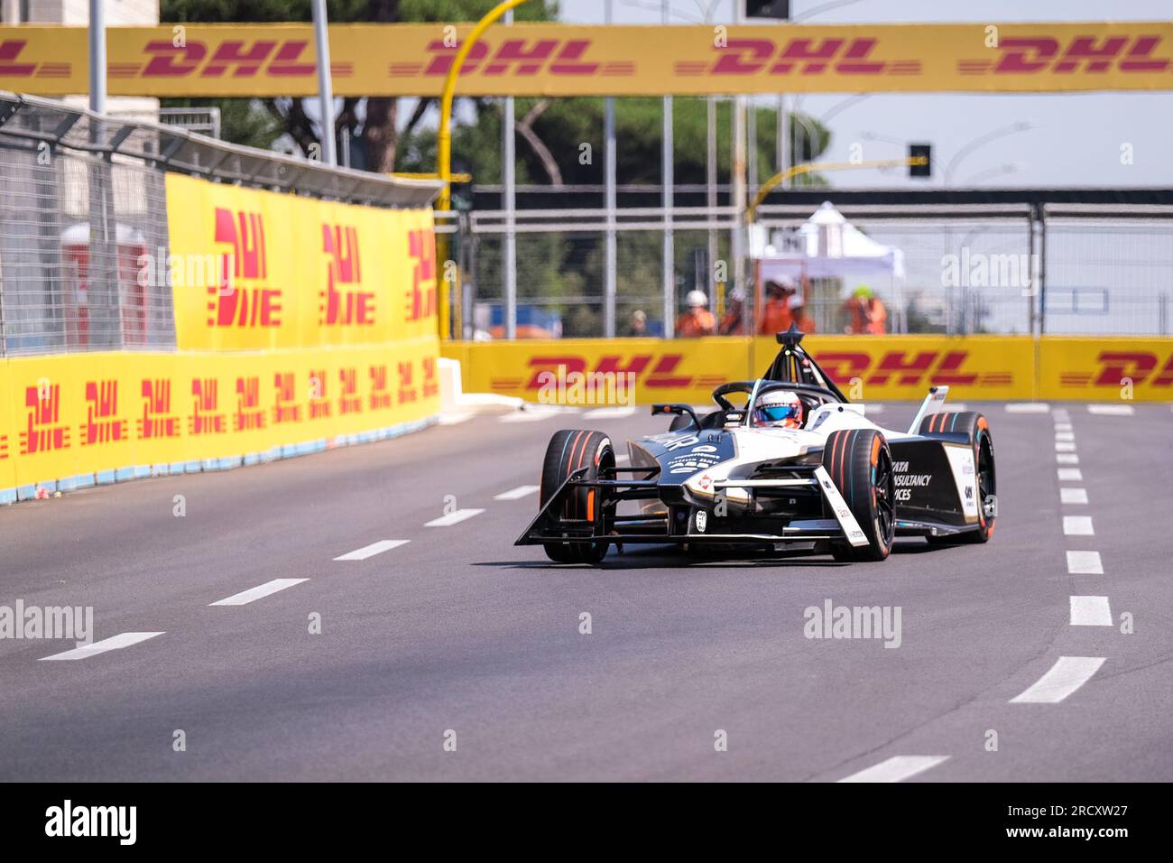 Mitch Evans d'Australie et Jaguar TCS Racing lors de la ronde de qualification 13 du ABB Formula E-Prix Hankook Rome 2023. Banque D'Images