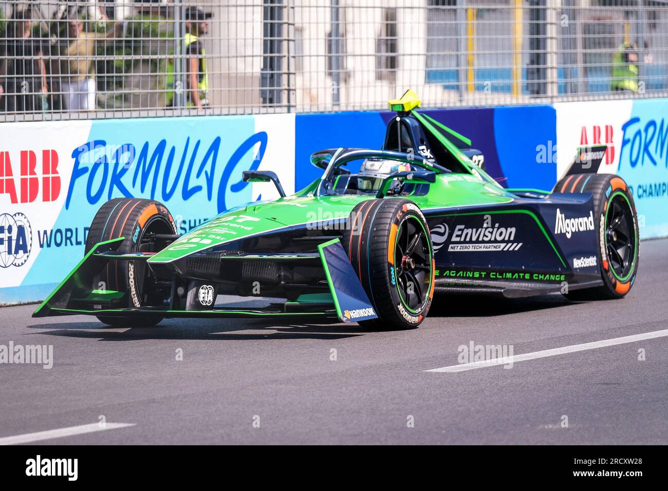 Nick Cassidy d'Australie et Envision Racing lors de la ronde de qualification 13 de l'ABB Formula E-Prix 2023 Hankook Rome World Championship. Banque D'Images