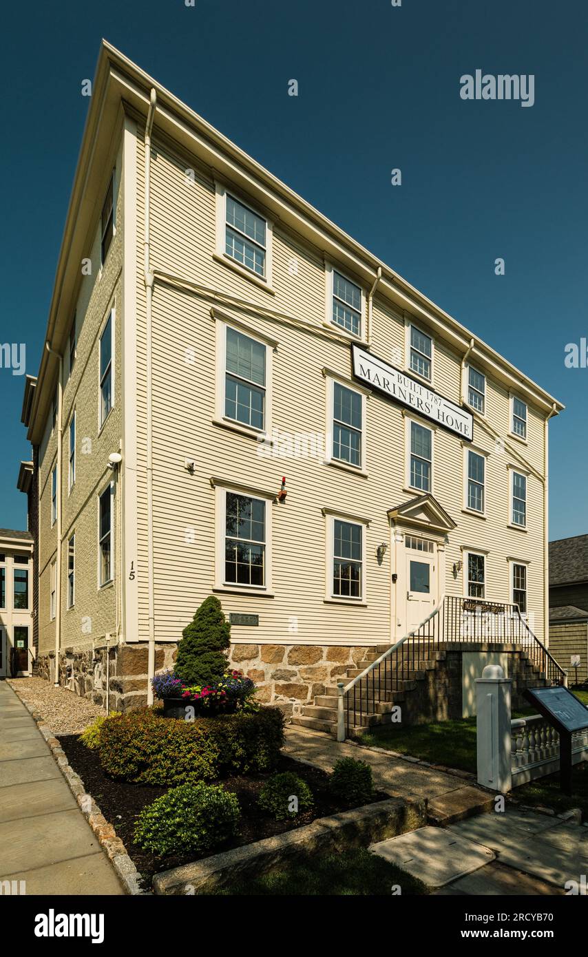 Mariner's Home New Bedford Whaling National Historical Park   New Bedford, Massachusetts, États-Unis Banque D'Images