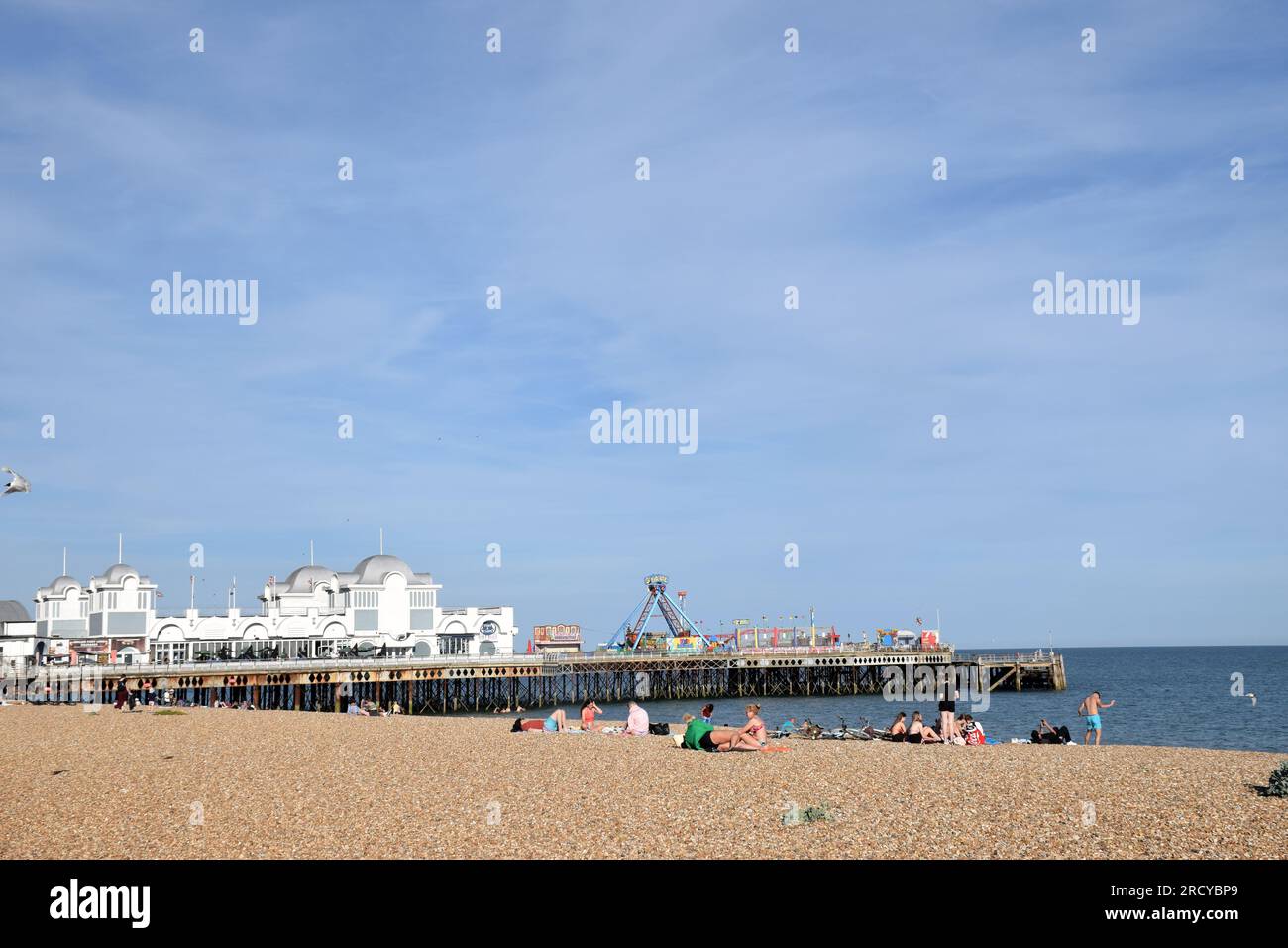 Southsea Beach, Portsmouth Royaume-Uni juin 2023 Banque D'Images