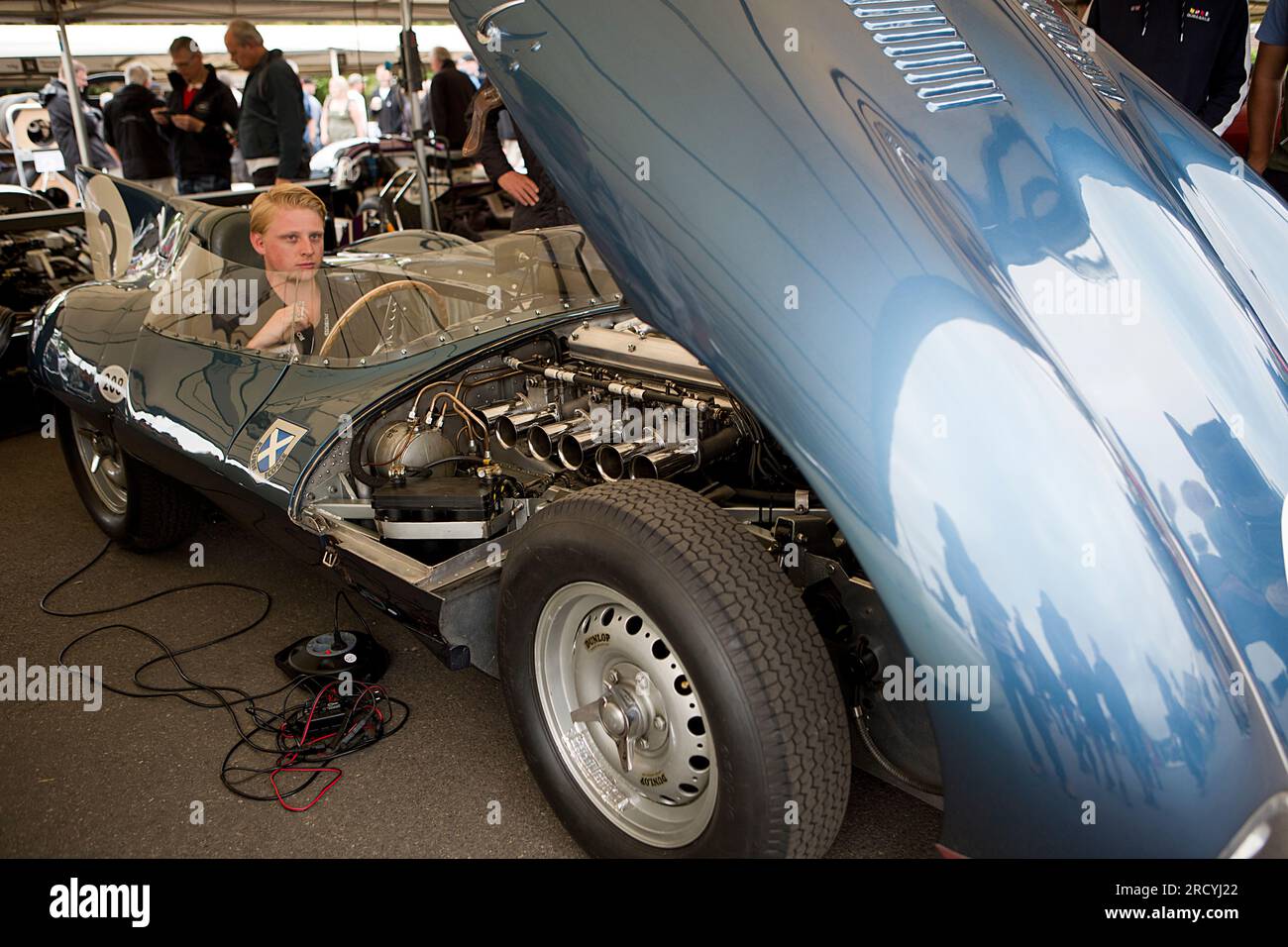 1956 Jaguar D-type 'long-Nose' au Festival of Speed, Goodwood, 14 juillet 2023, (photo : Michael Cole) Banque D'Images
