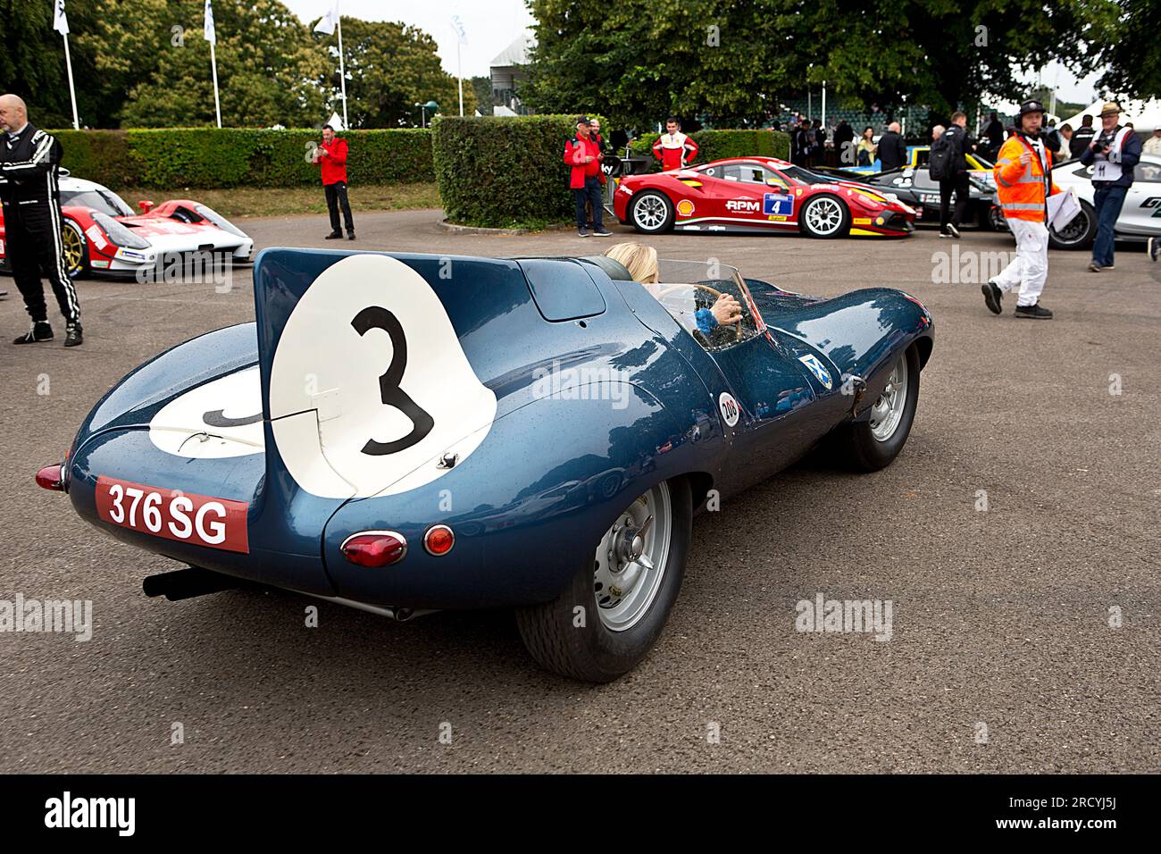1956 Jaguar D-type 'long-Nose' au Festival of Speed, Goodwood, 14 juillet 2023, (photo : Michael Cole) Banque D'Images