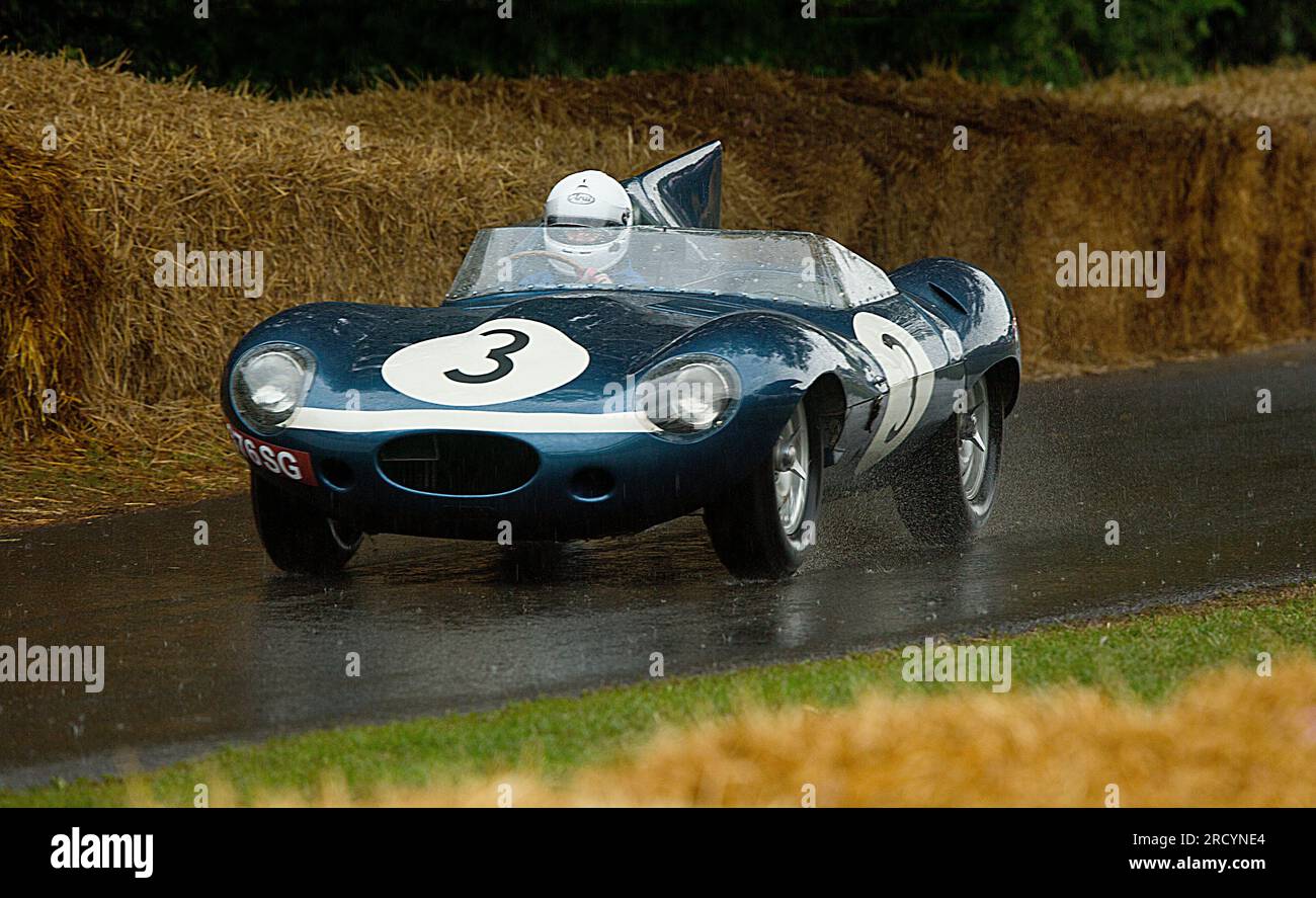 1956 Jaguar D-type 'long Nose' au Festival of Speed, Goodwood, 14 juillet 2023, (photo : Michael Cole) Banque D'Images
