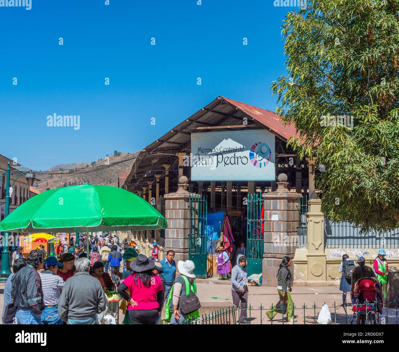Scènes de rue à Cusco, Pérou Banque D'Images
