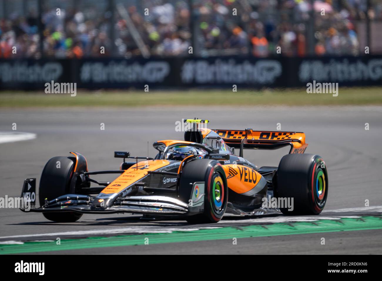 Silverstone, Royaume-Uni - 7 juillet 2023 - FORMULA 1 ARAMCO BRITISH GRAND PRIX 2023 - Lando Norris (UK) - McLaren Mercedes Team Banque D'Images