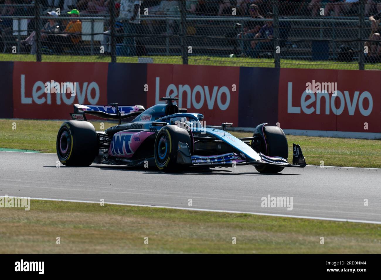 Silverstone, UK - Vendredi 7 juillet 2023 - FORMULE 1 ARAMCO BRITISH GRAND PRIX 2023 - PIERRE GASLY (FRANCE) - BWT Alpine F1 Team Banque D'Images