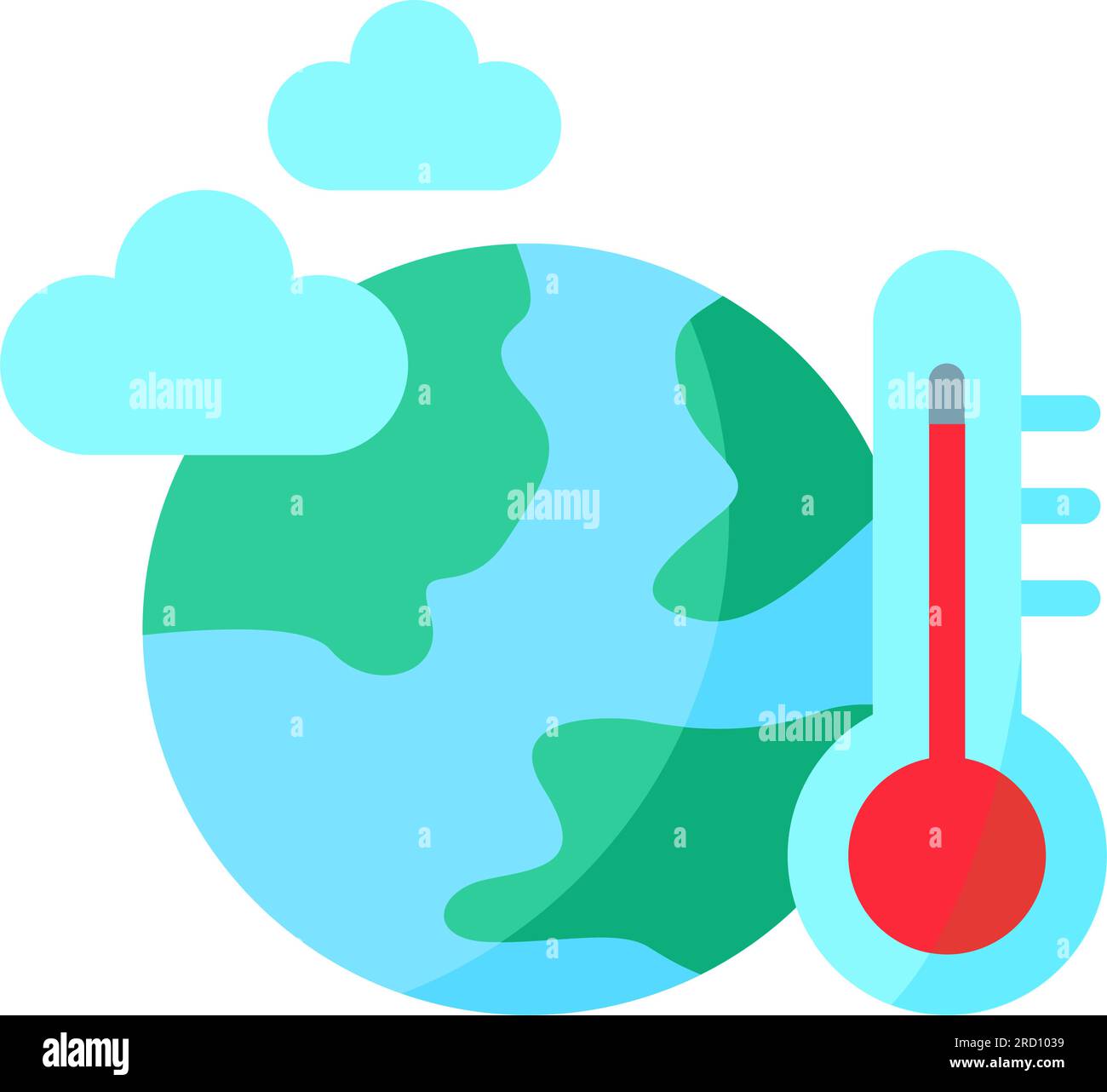 Image de l'icône action climatique. Illustration de Vecteur