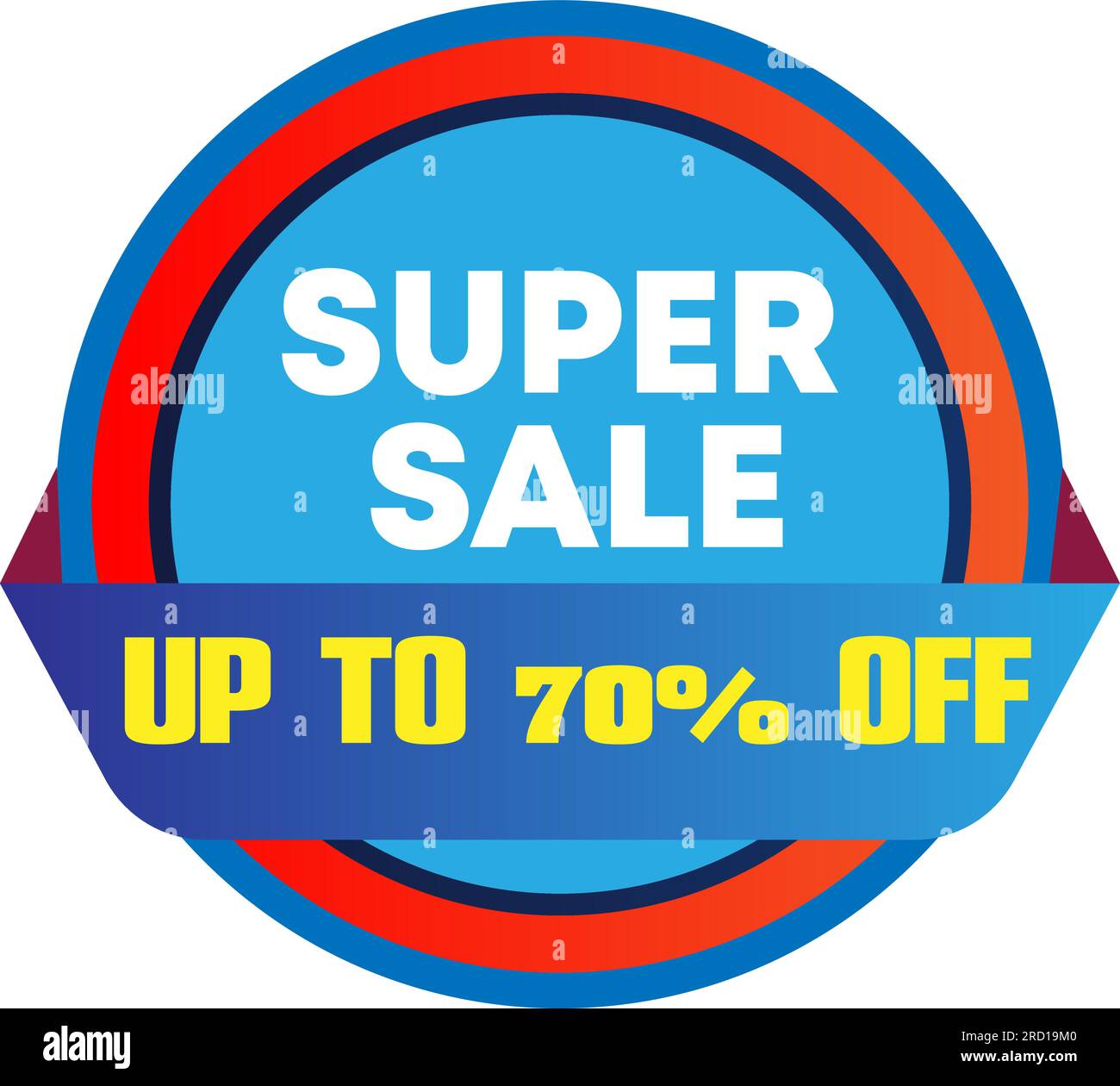 Super sale et offre spéciale. 70 % de rabais. Illustration vectorielle Illustration de Vecteur