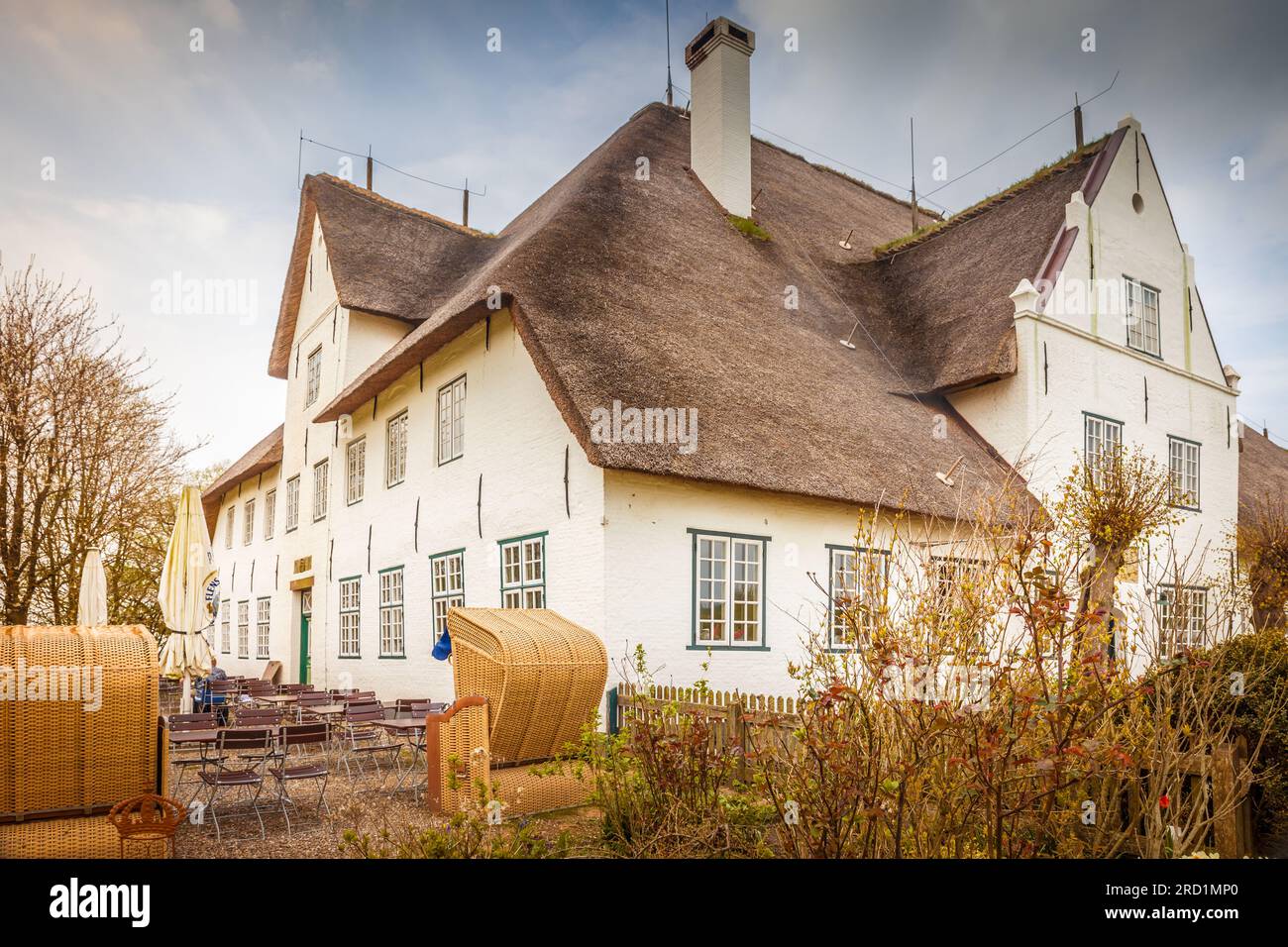 Géographie / voyages, Allemagne, Schleswig-Holstein, Witzwort, Red Haubarg à Witzwort, Frise du Nord, INFORMATIONS-AUTORISATION-DROITS-SUPPLÉMENTAIRES-NON-DISPONIBLES Banque D'Images