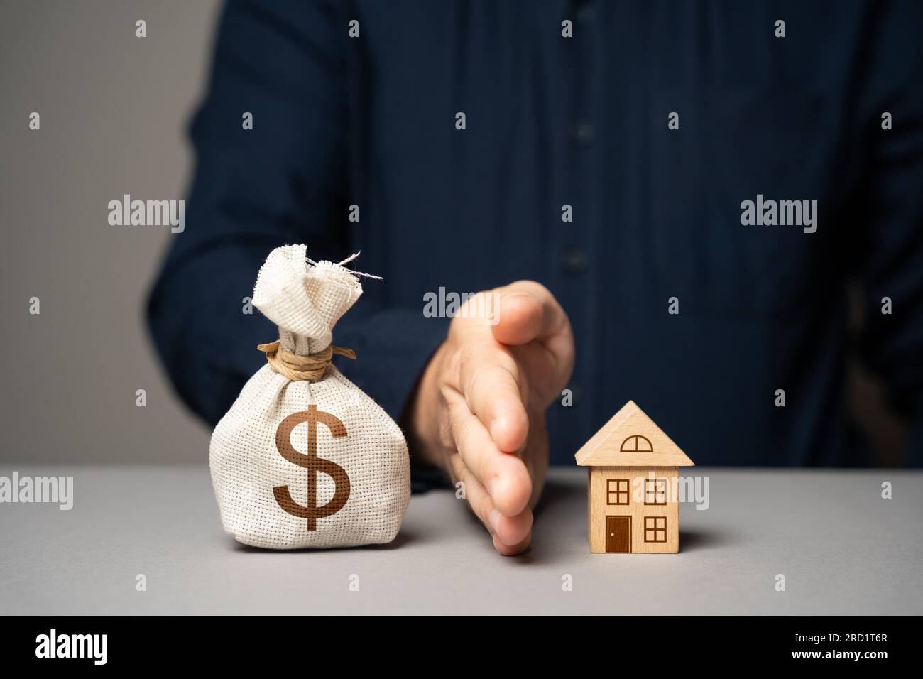 Refus de vendre des biens immobiliers. Restrictions à l'investissement dans le logement par les non-résidents. Politique du marché immobilier. Facteurs qui vous empêchent d'acheter pro Banque D'Images