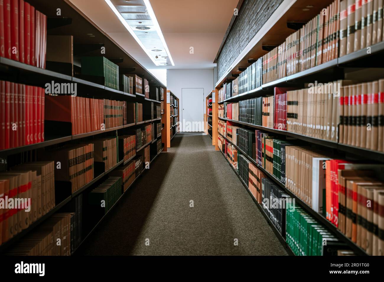 Brisbane, Australie - Bibliothèque de livres de droit Banque D'Images