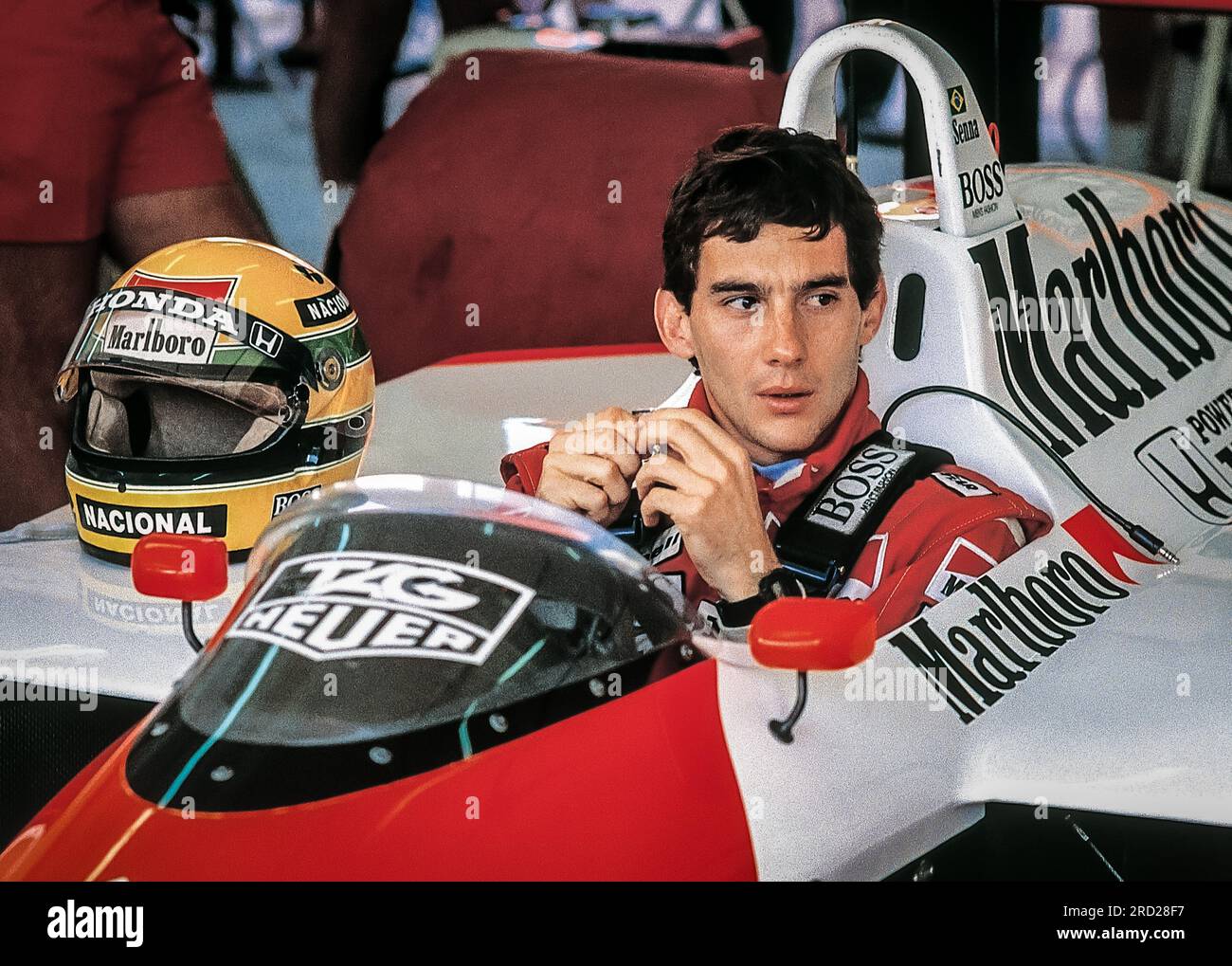 Imola, Italie. 01 mai 1988. Grand Prix de Saint-Marin. Championnat du monde  de F1 1988. #12 Ayrton Senna, brésilien, sur sa McLaren Honda Photo Stock -  Alamy