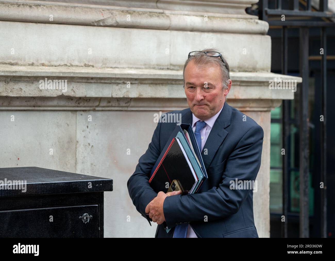 Londres, Royaume-Uni. 18 juillet 2023. Simon Hart MP, whip en chef en quittant Downing Street après une réunion hebdomadaire du cabinet crédit : Richard Lincoln/Alamy Live News Banque D'Images