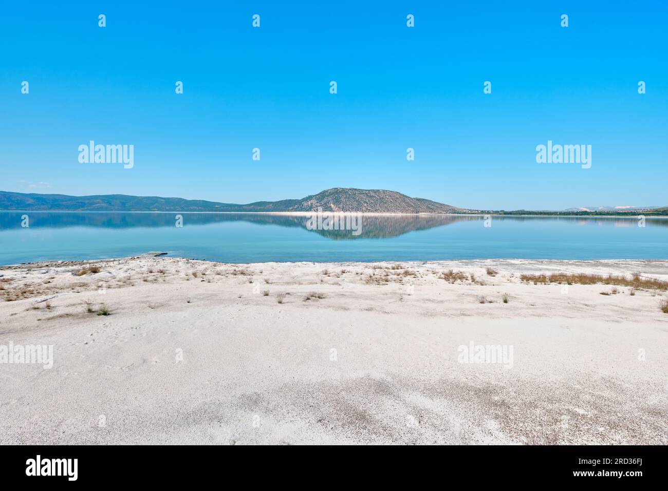 Burdur, Turquie - 15 juillet 2023 : vue sur le lac Salda Banque D'Images