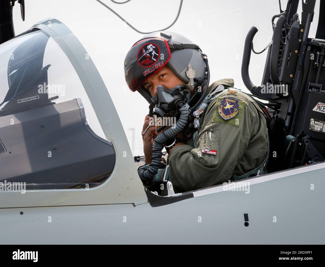 T-7a Red Hawk développement de l'ingénierie et de la fabrication Premier vol, St. Aéroport international Louis Lambert - St. Louis, Mo. Série MSF23-030. Banque D'Images