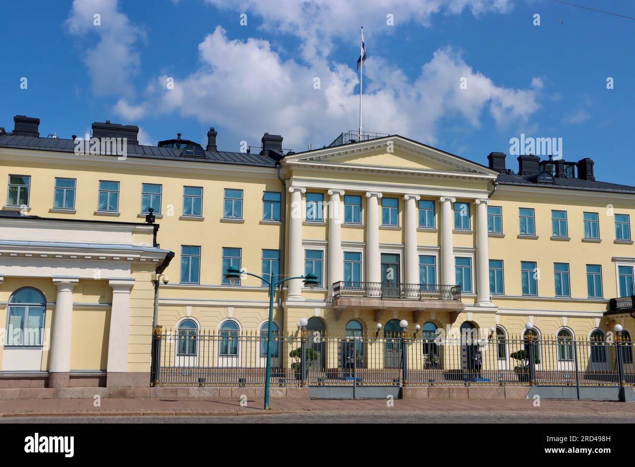 Palais présidentiel finlandais (Presidentinlinna), Helsinki, Finlande Banque D'Images