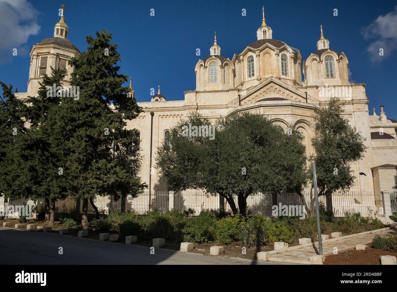 La cathédrale orthodoxe russe de la Sainte Trinité à Jérusalem Banque D'Images