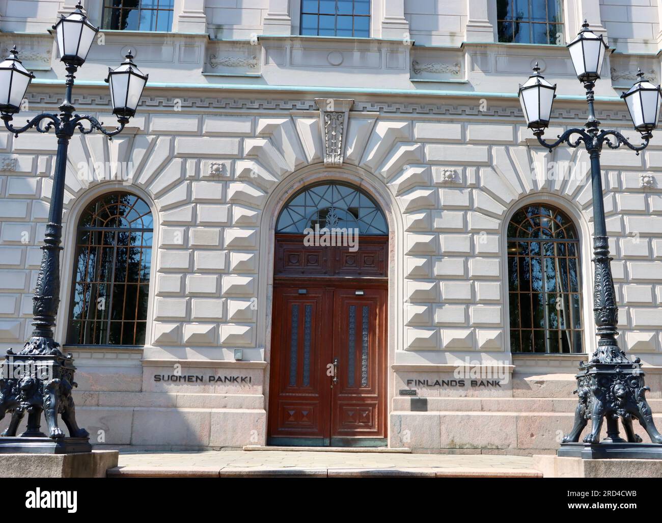 Le bâtiment de la Banque centrale de Finlande dans le centre d'Helsinki, Finlande Banque D'Images