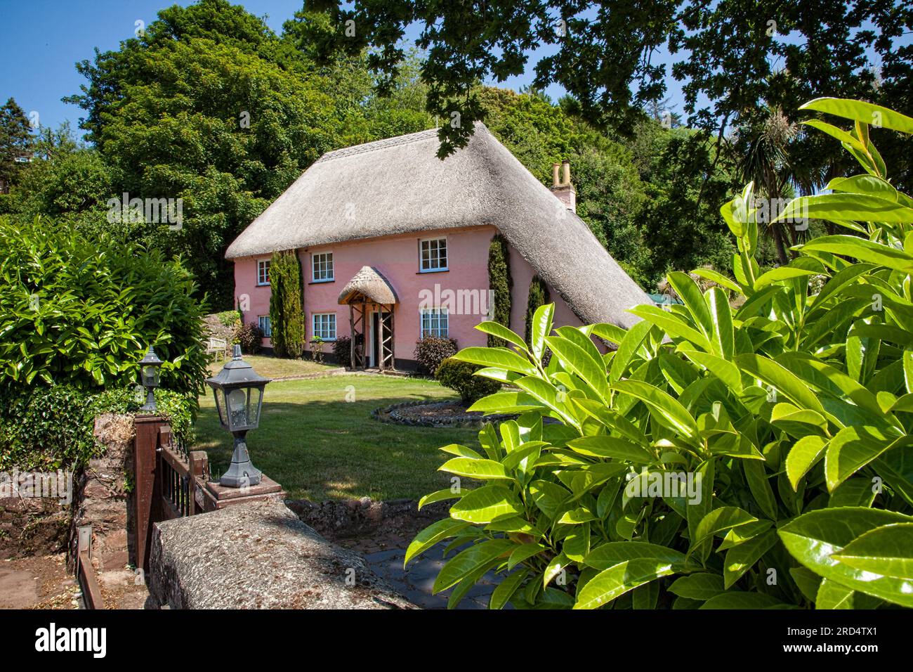 GB - DEVON : 'Rose Cottage' à Cockington près de Torquay Banque D'Images
