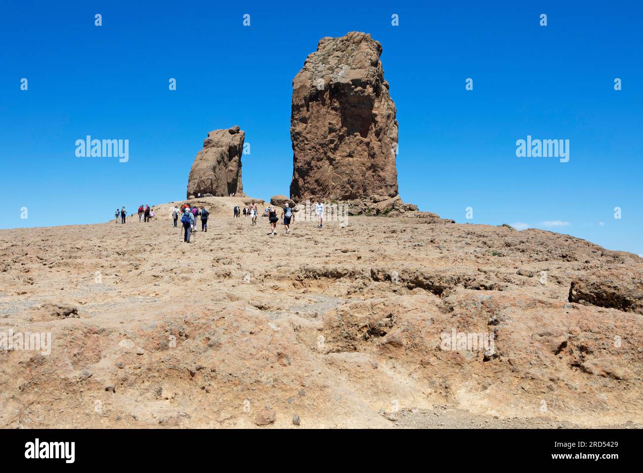 Roque Nublo à Parque Rural del Nublo, province de Las Palmas, Gran Canaria, Îles Canaries, Espagne Banque D'Images