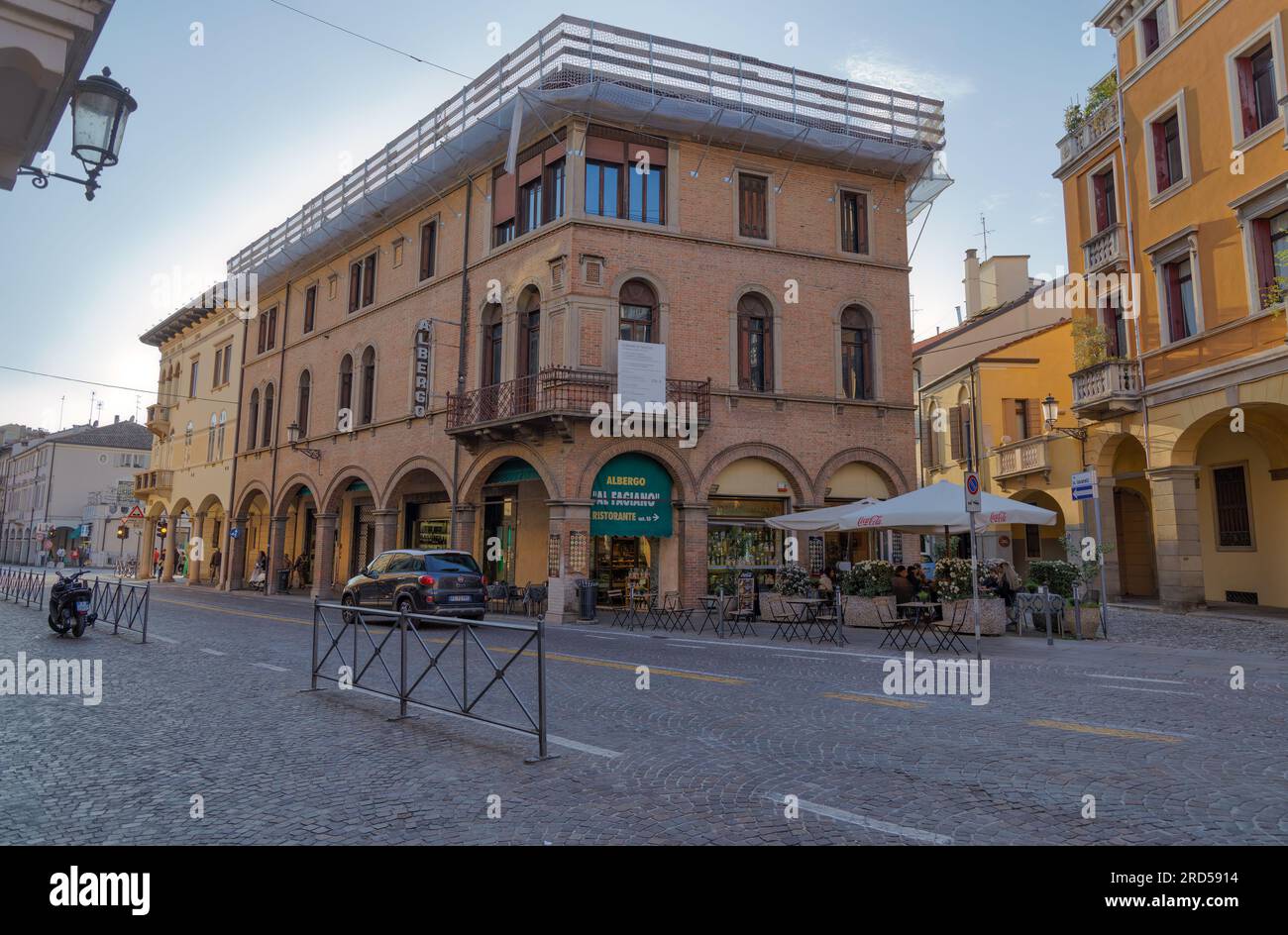 Via Beato Luca Belludi à Padoue en Italie Banque D'Images