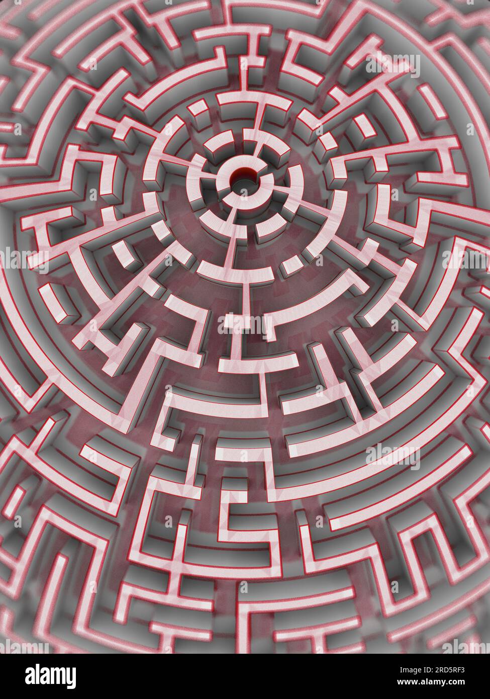puzzle labyrinthe Banque D'Images