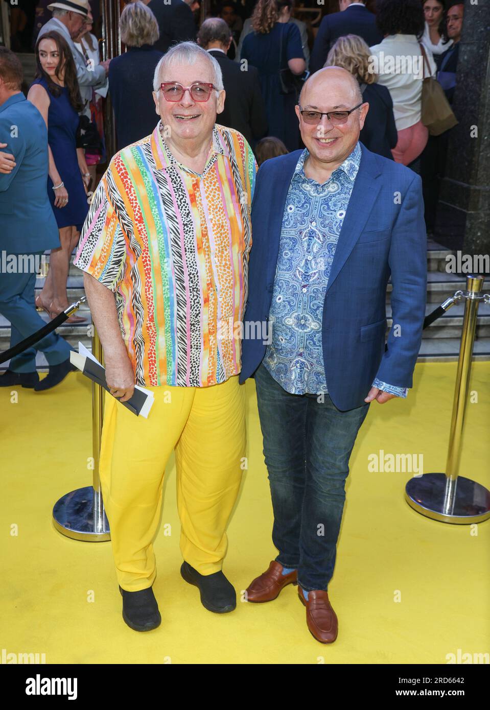 Londres, Royaume-Uni. 06 juillet 2023. Christopher Biggins et Neil Sinclair ont assisté à la soirée de presse pour "The Wizard of Oz" au London Palladium. (Photo Brett Cove/SOPA Images/Sipa USA) crédit : SIPA USA/Alamy Live News Banque D'Images